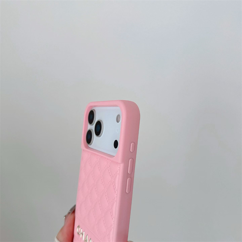 シャネル iphone17pro ケース ブランド キルティング chanel