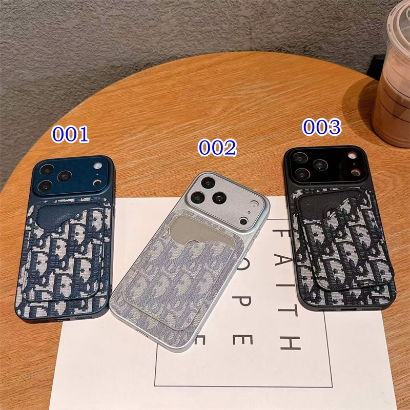 iphone ケース ハイ ブランド dior iphone17 ケース マグネット カード 