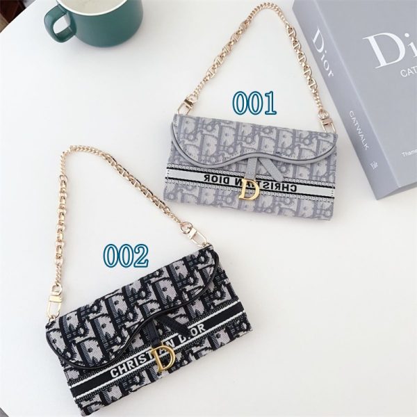 dior iphone17 ケース スマホケース 手帳型 ショルダーストラップ 16/iphone16pro ケース ディオール iphone15/14/13ケース ブランド コピー iphone ケース 手帳型 可愛い iphoneケース ブランド レディース ストラップ カードケース付き - 画像 (2)