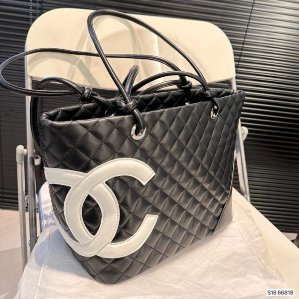 シャネル トート バッグ 人気 カンボン chanel バッグ トート バッグ レディース ハイ ブランド 40 代 バッグ ブランド カバン 通勤 女性 - 画像 (5)