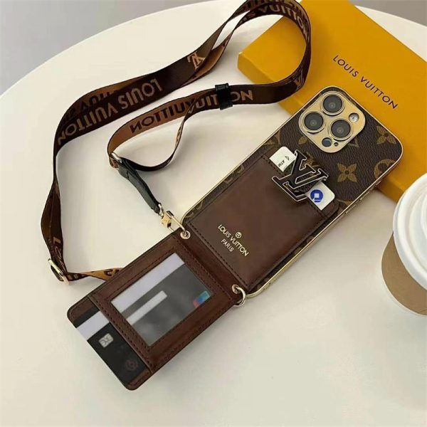 ルイ ヴィトン スマホ ショルダー iphone17/17pro max ケース メンズ ショルダー iphone16/16pro ケース ヴィトン iphone15/15pro ケース カード ケース 付き ブランド iphone14/13/12 ケース カメラ 保護 - 画像 (3)