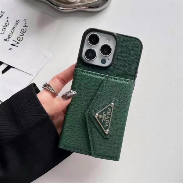 プラダ スマホケース カード 収納 prada アイフォン17/17pro ケース iphone16/16pro ケース カード ケース 付き iphone15/15pro max ケース メンズ ブランド iphone se 第 2 世代 ケース ケース ハイ ブランド - 画像 (3)
