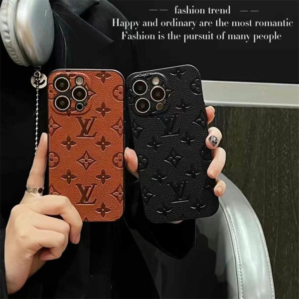 ルイ ヴィトン スマホケース エンボス vuitton 風 iphone17/16 ケース iphone16pro/15pro ケース レザー ブランド iphone15/14 ケース メンズ ハイ ブランド スマホケース ブランド 人気 - 画像 (2)