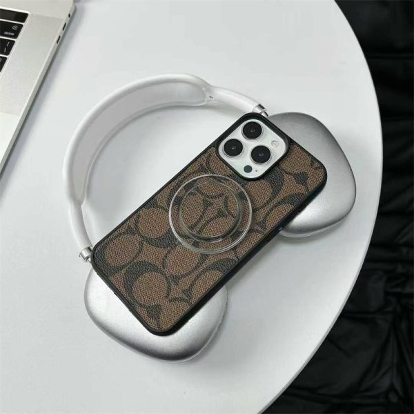 MagSafe コーチ スマホケース iphone17/16 ケース coach iphone15pro ケース スタンド付き iphone14プロ 韓国 流行り iphone14/13 ケース ブランド メンズ iphone ケース かわいい おすすめ - 画像 (4)