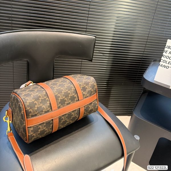 CELINE【入手困難】ボストンバッグ レディース ブランド 2WAY ショルダーバッグ モノグラム セリーヌ 女性バッグ 30代 40代 ストリート サッチエル バッグ ユニセックス - 画像 (4)