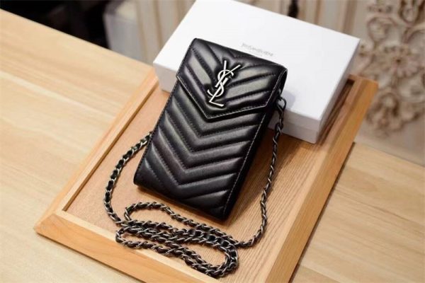 シャネル ミニ バッグ dior スマホ ショルダー スマホ ポシェット ブランド サン ローラン スマホ ショルダー ミニ バッグ ショルダー レディース - 图片 3