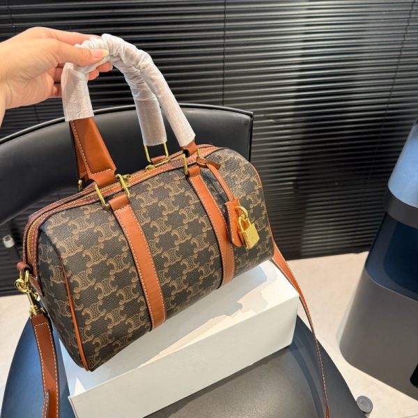 CELINE【入手困難】ボストンバッグ レディース ブランド 2WAY ショルダーバッグ モノグラム セリーヌ 女性バッグ 30代 40代 ストリート サッチエル バッグ ユニセックス