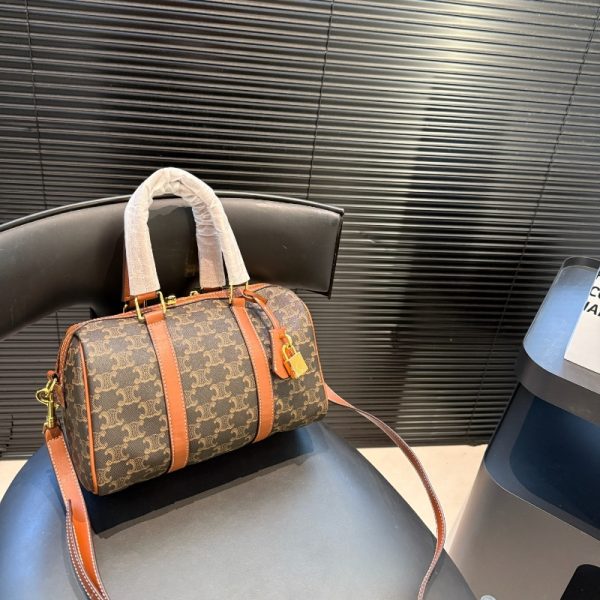 CELINE【入手困難】ボストンバッグ レディース ブランド 2WAY ショルダーバッグ モノグラム セリーヌ 女性バッグ 30代 40代 ストリート サッチエル バッグ ユニセックス - 画像 (9)