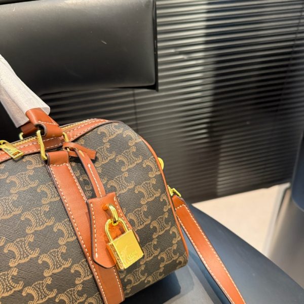CELINE【入手困難】ボストンバッグ レディース ブランド 2WAY ショルダーバッグ モノグラム セリーヌ 女性バッグ 30代 40代 ストリート サッチエル バッグ ユニセックス - 画像 (6)