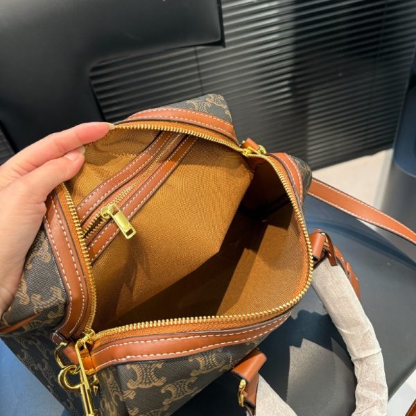 CELINE【入手困難】ボストンバッグ レディース ブランド 2WAY ショルダーバッグ モノグラム セリーヌ 女性バッグ 30代 40代 ストリート サッチエル バッグ ユニセックス - 画像 (8)