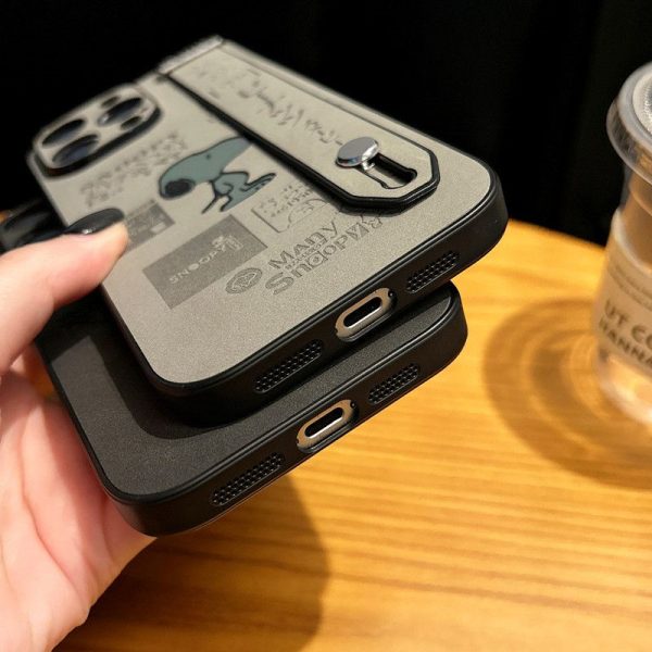 スヌーピー iPhone ケース ブランド iPhone17/16pro ケース SNOOPY ピーナッツ キャラクター かわいい アイフォン 15pro/14 ケース レザー スマホ ケース 韓国 バンド付き 高校生 - 画像 (12)