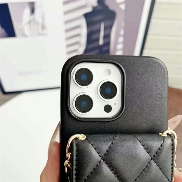 シャネル iphone17air ケース ショルダー ブランド chanel パロディ iphone17/16 ケース iphone15/15plus ケース レザー ブランド マトラッセ iphone14/13 ケース スマホケース カード入れ iphone ケース 肩掛け ブランド - 画像 (12)