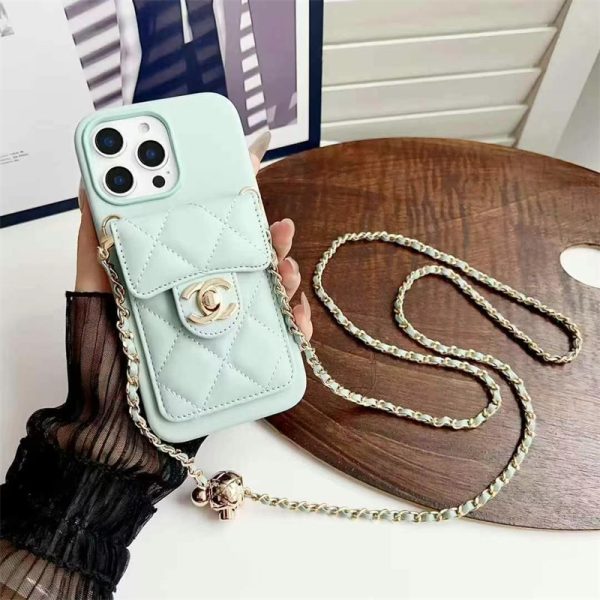 シャネル iphone17air ケース ショルダー ブランド chanel パロディ iphone17/16 ケース iphone15/15plus ケース レザー ブランド マトラッセ iphone14/13 ケース スマホケース カード入れ iphone ケース 肩掛け ブランド - 画像 (3)