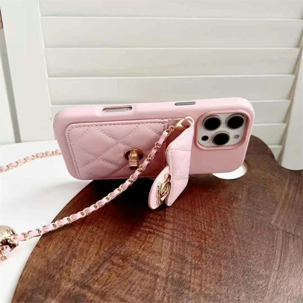 シャネル iphone17air ケース ショルダー ブランド chanel パロディ iphone17/16 ケース iphone15/15plus ケース レザー ブランド マトラッセ iphone14/13 ケース スマホケース カード入れ iphone ケース 肩掛け ブランド - 画像 (5)