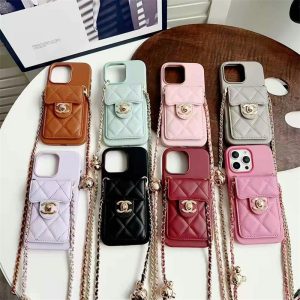 シャネル iphone17air ケース ショルダー ブランド chanel パロディ iphone17/16 ケース iphone15/15plus ケース レザー ブランド マトラッセ iphone14/13 ケース スマホケース カード入れ iphone ケース 肩掛け ブランド