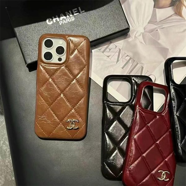 シャネル iphone17ケース キルティング chanel アイ フォン16/16プロ ケース iphone15/14 ケース かわいい iphone ケース パロディ 人気 ブランド 女性 30 代 ハイ ブランド スマホケース - 画像 (8)
