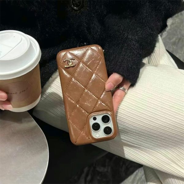 シャネル iphone17ケース キルティング chanel アイ フォン16/16プロ ケース iphone15/14 ケース かわいい iphone ケース パロディ 人気 ブランド 女性 30 代 ハイ ブランド スマホケース - 画像 (7)