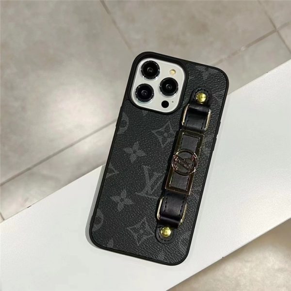 ヴィトン風 iphone17/16/15 ケース ベルト付き iphone14/14promax ケース 大人 可愛い ブランド LV iphone14pro/13pro ケース お揃い モノグラム ダミエ柄 - 画像 (4)