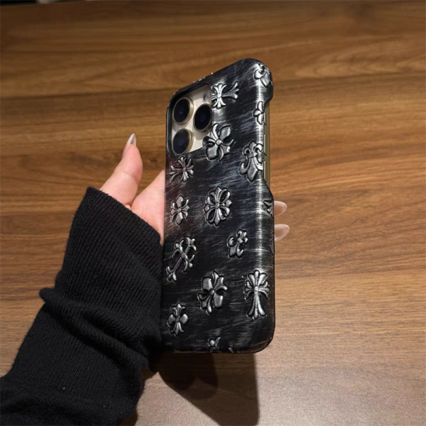 クロムハーツ iPhone17 ケース ブランド iPhone 17 air pro max カバー おしゃれ chrome hearts かっこいい スマホ ケース お揃い カップル iPhone16/16pro/16プラス ケース 人気 女子 - 画像 (9)