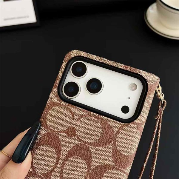 コーチ iPhoneケース 手帳型 iPhone17 ケース ブランド カード入れ iPhone16/16pro ケース ハイ ブランド かわいい スマホ ケース iPhone15pro max 手帳型 ストラップ付き iPhone14/13/12/11ケース レザー おすすめ - 画像 (5)