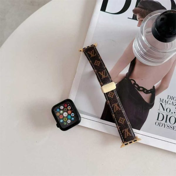 applewatch バンド ブランド ルイ ヴィトン アップル ウォッチ バンド メンズ 交換 apple watch ultra 2 バンド おしゃれ apple watch S10 ベルト apple watch カバー レザー - 画像 (5)