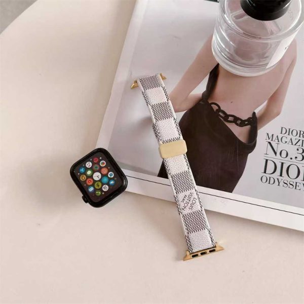 applewatch バンド ブランド ルイ ヴィトン アップル ウォッチ バンド メンズ 交換 apple watch ultra 2 バンド おしゃれ apple watch S10 ベルト apple watch カバー レザー - 画像 (3)