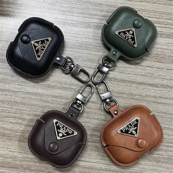 プラダ airpods pro3 ケース ハイ ブランド airpods pro 第 二 世代 ケース 人気 おすすめ prada airpods ケース メンズ ブランド かっこういい airpods 4 ケース レザー おしゃれ