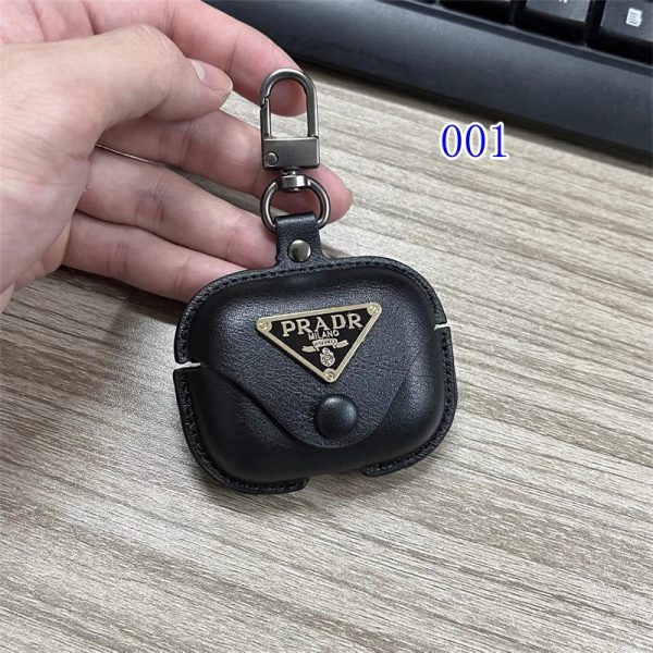プラダ airpods pro3 ケース ハイ ブランド airpods pro 第 二 世代 ケース 人気 おすすめ prada airpods ケース メンズ ブランド かっこういい airpods 4 ケース レザー おしゃれ - 画像 (3)