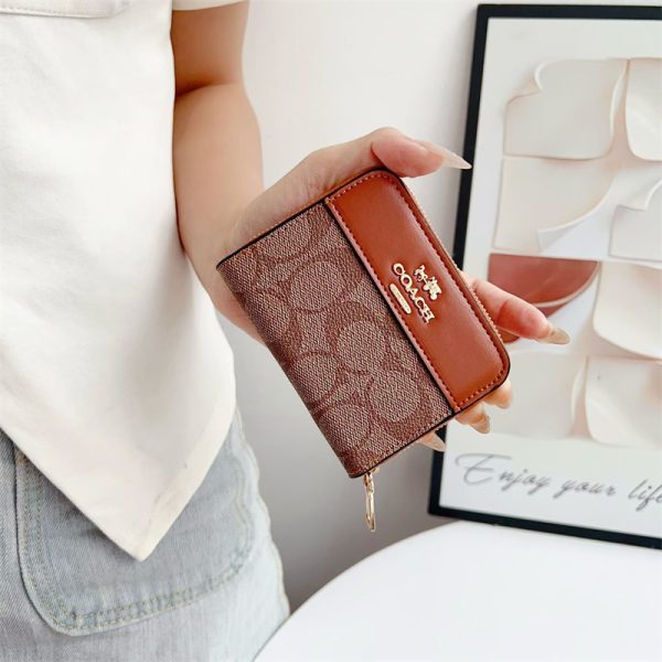 カード ケース コーチ ハイ ブランド 財布代わり 新作 COACH カード入れ ケース レディース ブランド クレジットカード ケース おしゃれ 大容量 カード ホルダー フラグメント 革 - 画像 (7)