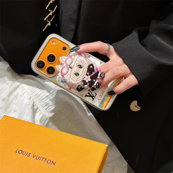 magsafe対応 iphone17/17proケース ヴィトン ハイ ブランド ラブブ iphone16 15pro max ケース ブランド かわいい LV iphoneケース14 pro 13 キャラクター iphone ケース 人気ブランド 女子 - 画像 (7)