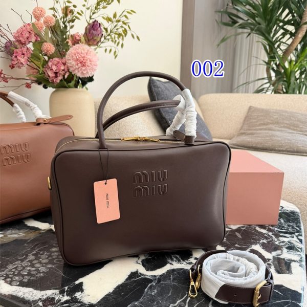 miumiuトート バッグ ハイ ブランド トート バッグ かわいい a4 サイズ おしゃれ マザーズ バッグ 大きい 斜め掛け ショルダー マチ あり トート バッグレザー トート バッグ メンズ - 画像 (3)
