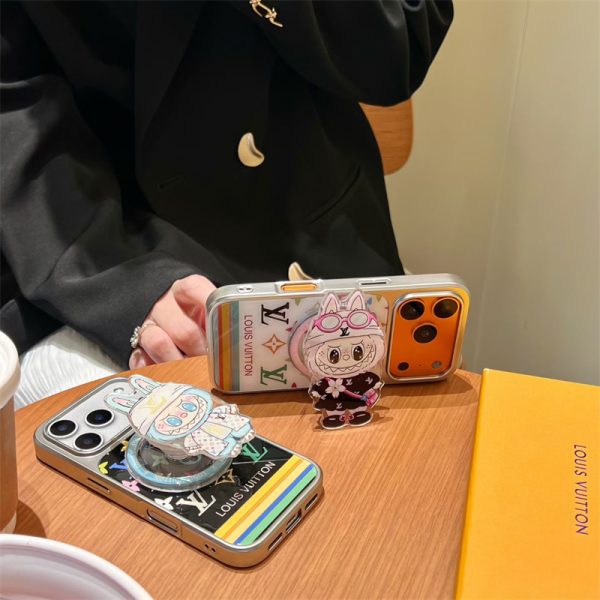 magsafe対応 iphone17/17proケース ヴィトン ハイ ブランド ラブブ iphone16 15pro max ケース ブランド かわいい LV iphoneケース14 pro 13 キャラクター iphone ケース 人気ブランド 女子 - 画像 (5)