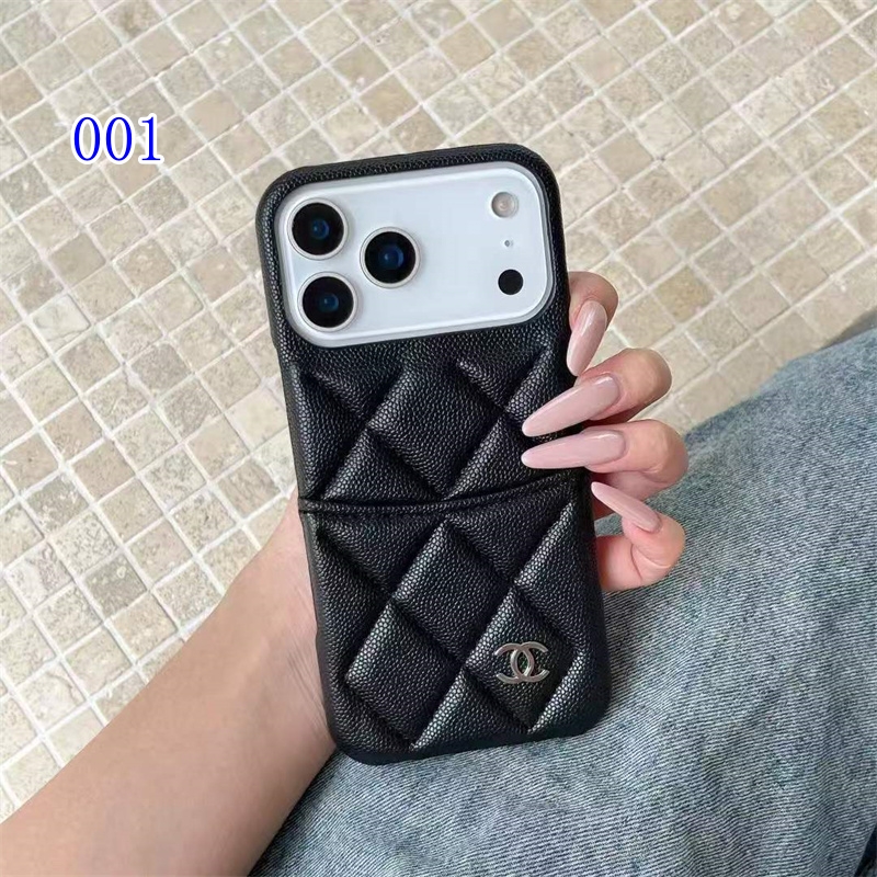 iphone ケース ハイ ブランド シャネル アイフォン ケース iPhone 17/17pro ケース 人気 女子 iPhone16/15pro ケース カード 入れ スマホ ケース かわいい iPhone 14pro/13pro ケース 海外 おしゃれ - 画像 (2)