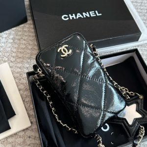 シャネル ミニ ショルダー バッグ 【CHANEL】ココネージュ スマホケース レディース 人気 ブランド スマホポーチ ショルダー スマホ ポシェット ミニ 財布 チェーン