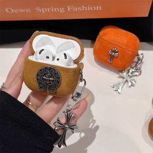 airpods pro 3 ケース ブランド CHROME HEARTS 安い クロームハーツ風 airpods4ケース レザー airpods pro 第 三 世代 ケース 韓国 airpods pro 2 ケース かわいい airpods 4 ケース おしゃれ