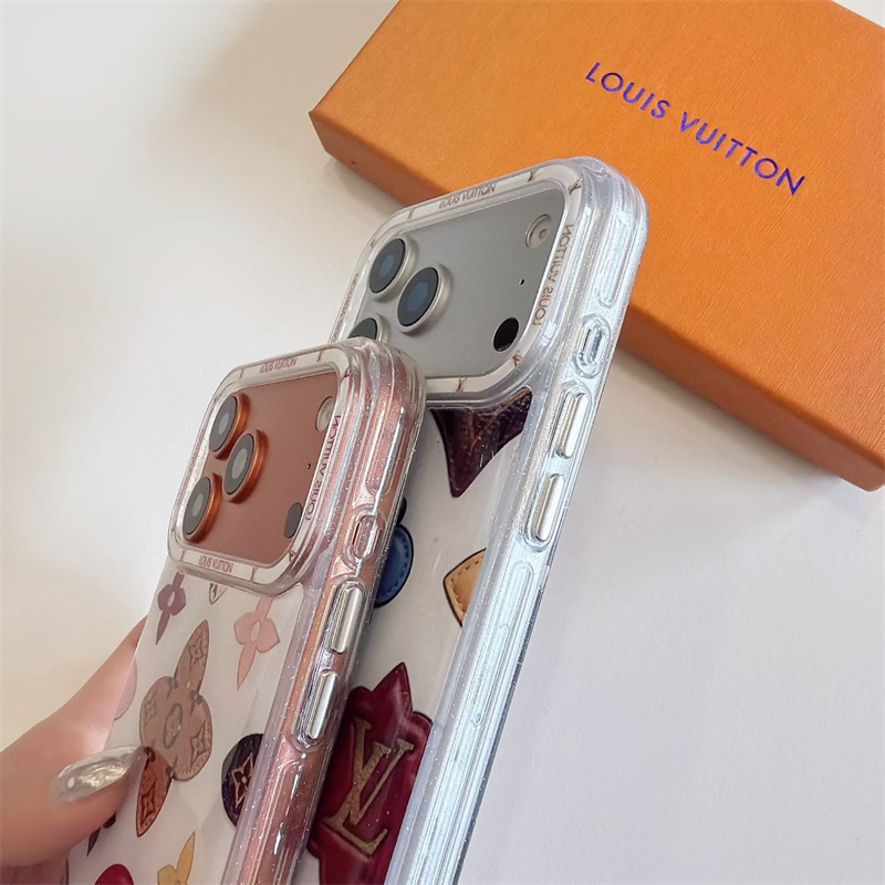 ルイ ヴィトン iphone ケース キラキラ iphone17 プロ ケース おすすめ ブランド iphone16 ケース 大人 可愛い iPhone15/14pro ケース ラメ入り 携帯 ケース 芸能人 - 画像 (13)