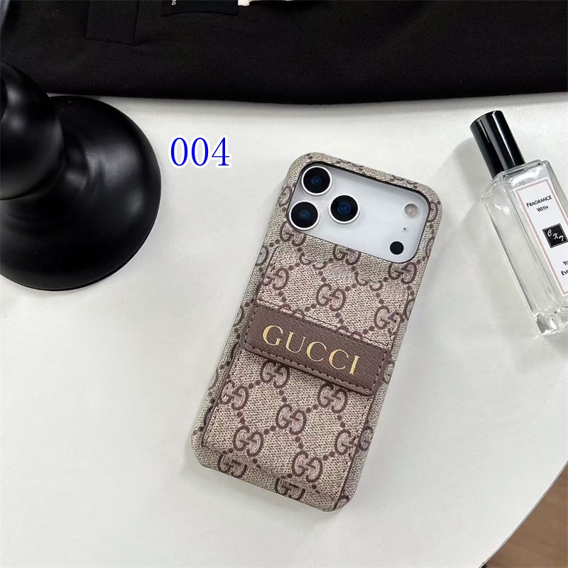 グッチ iphone ケース iphone 17 pro max ケース カード 収納 GUCCI スマホケース iphone16/15pro ブランド お 揃い カップル iphone15/14 pro max ケース レザー iphone13Pro ケース 革 ハイ ブランド 人気 おすすめ - 画像 (5)