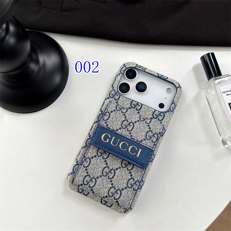 グッチ iphone ケース iphone 17 pro max ケース カード 収納 GUCCI スマホケース iphone16/15pro ブランド お 揃い カップル iphone15/14 pro max ケース レザー iphone13Pro ケース 革 ハイ ブランド 人気 おすすめ - 画像 (3)