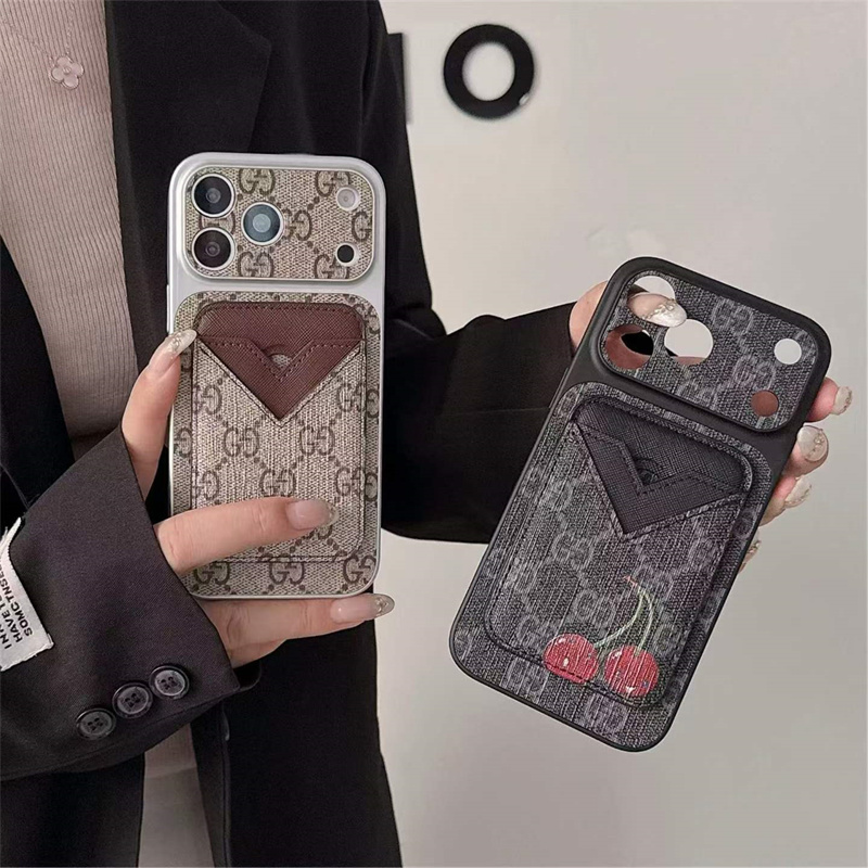 グッチ iphone17/17pro max ケースブランド 携帯カバー ペア 大人 gucci風 アイフォン16/15/14pro ケース カード 収納 iphone13 ケース カップル お揃い スマホケース iphone 人気 おすすめ