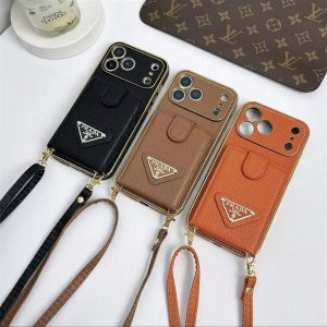 prada iPhone air ケース ハイ ブランド iPhone17/17pro ケース おすすめ スマホ ケース iPhone 16/15pro ケース カード 収納 携帯 ケース iPhone14/13 ケース ブランド 人気