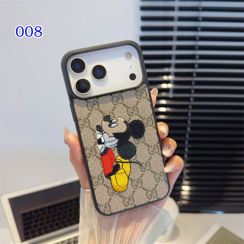 GUCCI スマホケース iphone 17/17pro ケース iphone ケース 16/15 ブランド iphone14pro/13 ケース 刺繍 おしゃれ iphone12/11 ケース 大人 可愛い - 画像 (9)