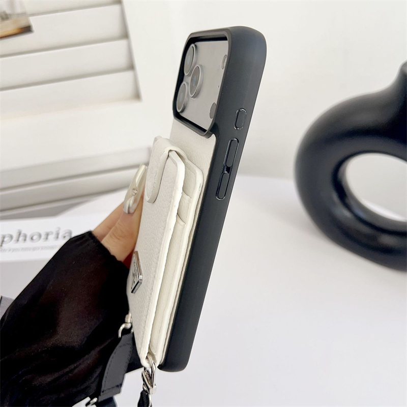 prada iphone17/17pro ケース カードケース 付き プラダ iphone16plus/15 ケース スマホ ショルダー iphone 14pro/13 ケース ブランド メンズ iphone ケース カード 収納 背面 ブランド iphone ケース ストラップ付き - 画像 (12)