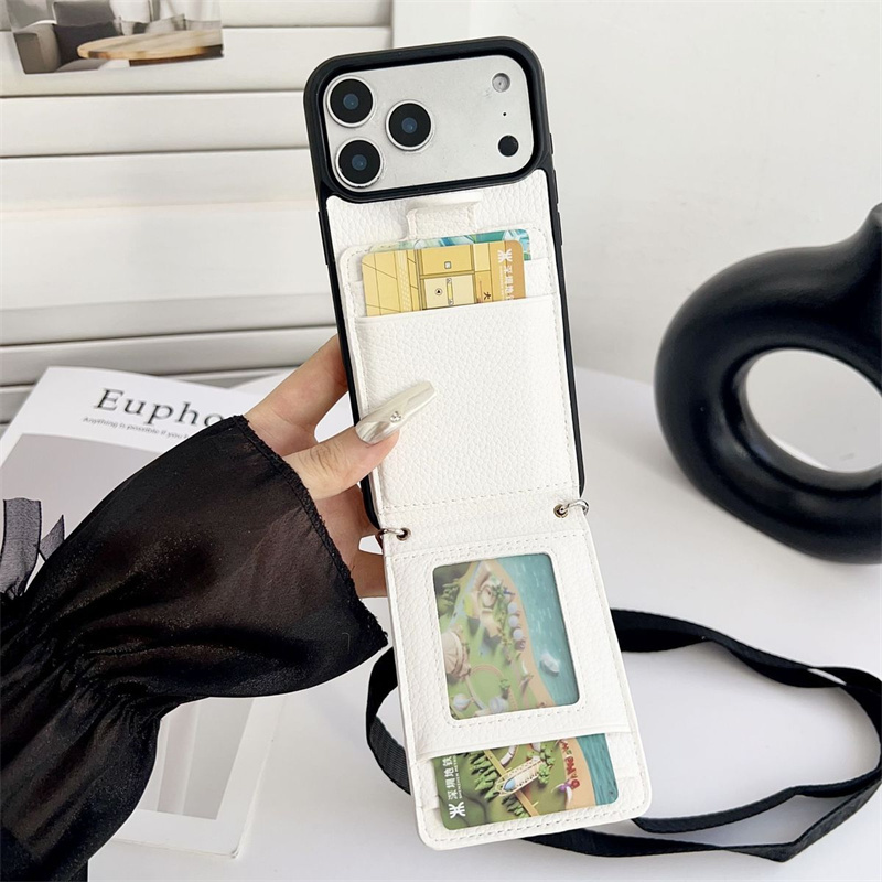 prada iphone17/17pro ケース カードケース 付き プラダ iphone16plus/15 ケース スマホ ショルダー iphone 14pro/13 ケース ブランド メンズ iphone ケース カード 収納 背面 ブランド iphone ケース ストラップ付き - 画像 (9)