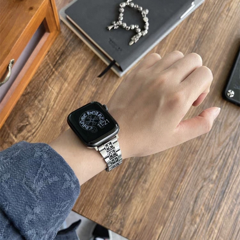 apple watch バンド メンズ クロームハーツ apple watch s11/10 バンド ブランド apple watch 40mm バンド おすすめ apple watch se3 バンド おしゃれ アップル ウォッチ ultra バンド ストリート - 画像 (4)