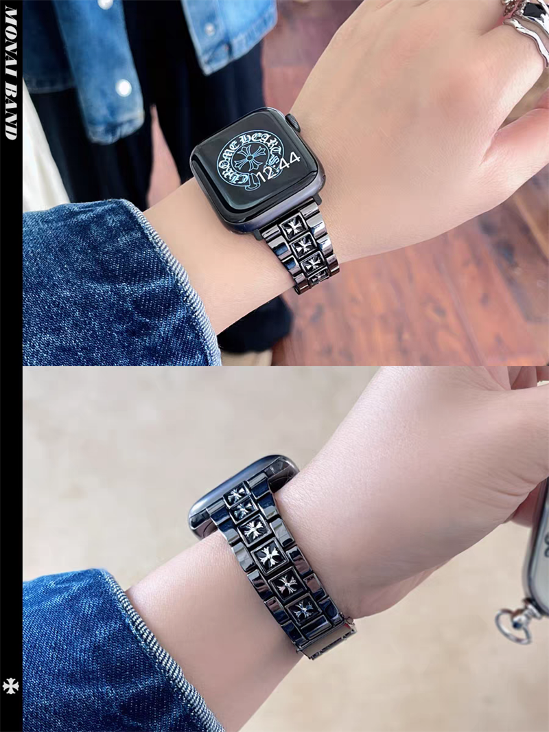 apple watch バンド メンズ クロームハーツ apple watch s11/10 バンド ブランド apple watch 40mm バンド おすすめ apple watch se3 バンド おしゃれ アップル ウォッチ ultra バンド ストリート - 画像 (6)