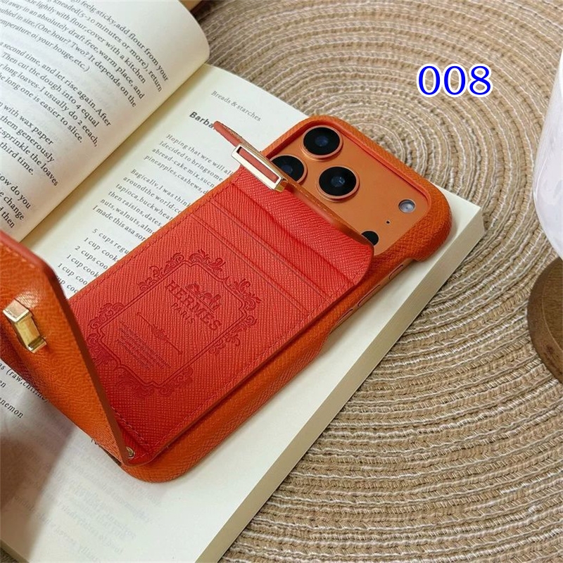 iphone ケース ブランド HERMES iphone17/17pro ケース カード ケース 付き iphone air ケース iphone 16 pro max ケース ハイ ブランド iphone15/14/13 ケース カップル おすすめ - 画像 (9)