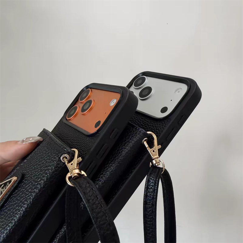 prada iphone air ケース ストラップ プラダ iphone17 ケース ハイ ブランド おすすめ iphone 16/15 ケース カード 収納 iphone 14/13 ケース 人気 ブランド スマホ ショルダー おしゃれ アイフォン12/11 ケース メンズ - 画像 (8)