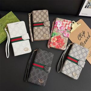 グッチ 手帳 型 iphone ケース ハイ ブランド iphone 17/17pro ケース ブランド レザー 手帳 型 iphone 16/15 ケース カード 収納 スマホ ケース iPhone13/12 カバー ランキング