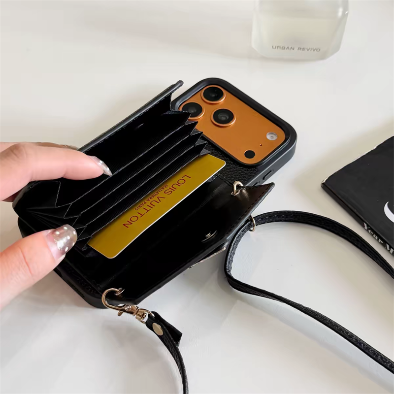 prada iphone air ケース ストラップ プラダ iphone17 ケース ハイ ブランド おすすめ iphone 16/15 ケース カード 収納 iphone 14/13 ケース 人気 ブランド スマホ ショルダー おしゃれ アイフォン12/11 ケース メンズ - 画像 (7)
