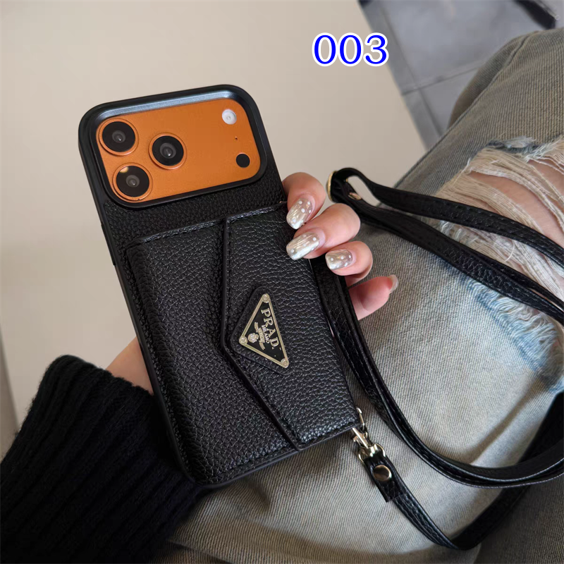 prada iphone air ケース ストラップ プラダ iphone17 ケース ハイ ブランド おすすめ iphone 16/15 ケース カード 収納 iphone 14/13 ケース 人気 ブランド スマホ ショルダー おしゃれ アイフォン12/11 ケース メンズ - 画像 (5)